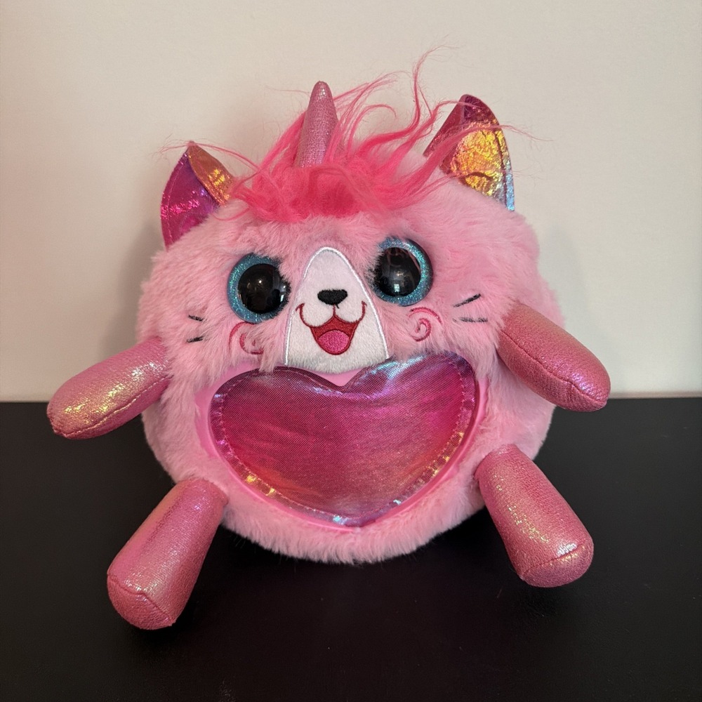 ๐ฆZuru Rainbocorns Fairycorn Surprise Kitty Unicorn Pink Plush Stuffed Toy 10"